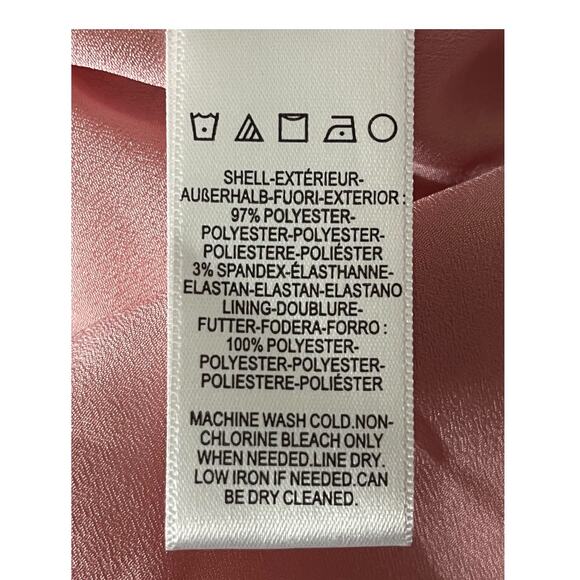 Dress the Population Bailey Bodycon Dress Pink Off Shoulder Size Medium M - Picture 6 of 7